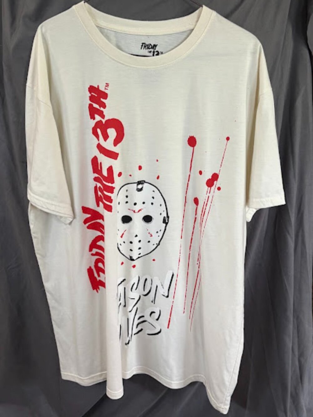 Friday The 13th™ Jason Lives Graphic Tee Camp Crystal Lake (Back) SZ 2X